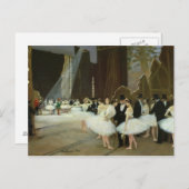 1889年、オペラハウスの翼で ポストカード (正面/裏面)