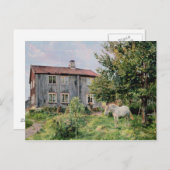 1889年、農場で ポストカード (正面/裏面)