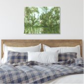 1889年~90年3月の銀行の家 キャンバスプリント (インサイチュ (寝室))