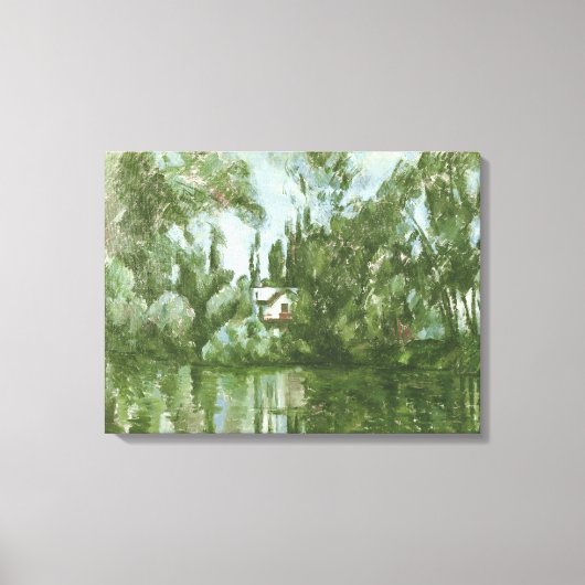 1889年~90年3月の銀行の家 キャンバスプリント (正面)