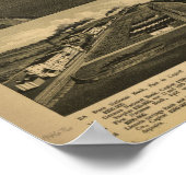 1889 Lincoln, NE Bird's-eye viewパノラママップ ポスター (角)
