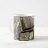 1890の旅行荷物チームスターワゴンスーツケース コーヒーマグカップ (正面左)