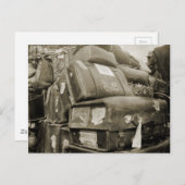 1890の旅行荷物チームスターワゴンスーツケース ポストカード (正面/裏面)