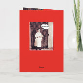 1890の肉屋の少年とクリーバー誕生日カード カード (裏面)