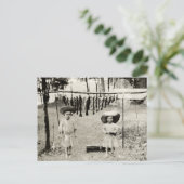 1890ガールズ魚釣り ポストカード (スタンド正面)