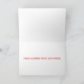 1890ダッパー男とパイプのトップハット犬の引きカート シーズンカード (内部)