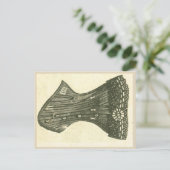 1890ビクトリアン年のパリフランスのスのカタログからコルセット ポストカード (スタンド正面)