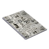 1890ビクトリアン年代の新聞おもしろい広告 ノートブック (右側)