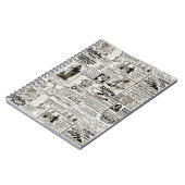 1890ビクトリアン年代の新聞おもしろい広告 ノートブック (左側)