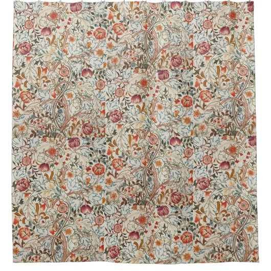 1890ヴィンテージウィリアム・モリスアカンサス・ポルティエール シャワーカーテン (正面)