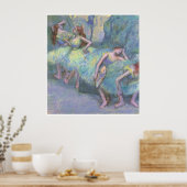 1890年から95年の翼のバレエダンサー、Degas ポスター (キッチン)