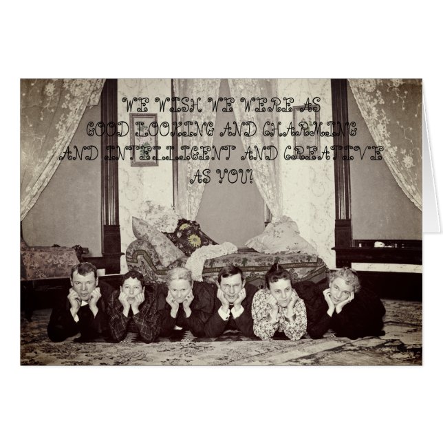 1890年のおもしろいな賛辞旧式なEDWARDIANの写真 (正面横)