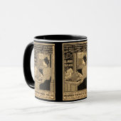 1890年のタイプライター秘書 マグカップ (正面左)