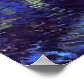 1890年のローネでの星空の夜 ポスター (角)