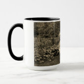 1890年の写真家宝の庭母娘 マグカップ (左)