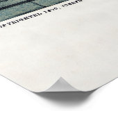 1890年の十戒と主の祈りの言葉 ポスター (角)