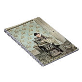 1890年の女性の裁縫機の写真の着色 ノートブック (右側)