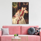 1890年の家庭争い キャンバスプリント (インサイチュ (リビング))