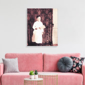 1890年の肉屋の少年とクリーバー写真 キャンバスプリント (インサイチュ (リビング))