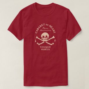 1890年のCabaret du Neant (死者の居酒屋)パリ Tシャツ