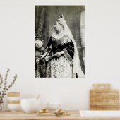 1890年イギリス女王ビクトリア ポスター (キッチン)