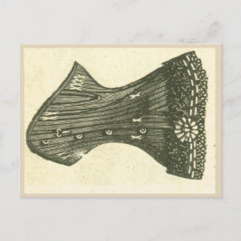 1890年パリのカタログからのビクトリアン・フランスの コルセット ポストカード