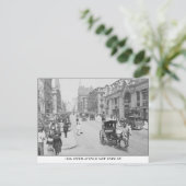 1890年フィフスアベニュー ニューヨーク ヴィンテージ写真 ポストカード (スタンド正面)