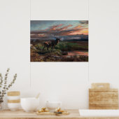 1890年ロサ・ボネウルによるスタグの呼び出し ポスター (キッチン)