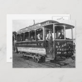 1890年ワシントン市電 ポストカード (正面/裏面)