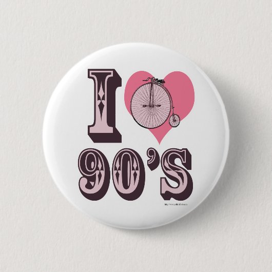 1890年代が大好き 缶バッジ (正面)