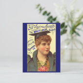 1890年代のオールドバージニア・チェロート広告 ポストカード (スタンド正面)