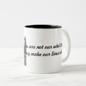 1890年代のジャック・ラッセル・テリア犬の男の愛の写真 ツートーンマグカップ (正面右)