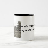 1890年代のジャック・ラッセル・テリア犬の男の愛の写真 ツートーンマグカップ (中央)