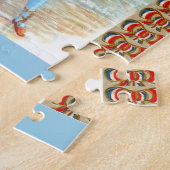 1890年代のビクトリアン女性がビーチ ジグソーパズル (側面)