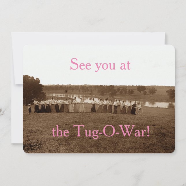 1890年代の女性女性Tug-O-WarキツネリバーエルジンIL (正面)