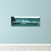 1890年代の女性女性Tug-O-Warキツネ川緑 キャンバスプリント (インサイチュ (ウッドフロア))