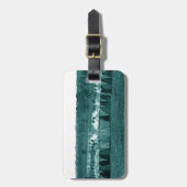 1890年代の女性女性Tug-O-Warキツネ川緑 ラゲッジタグ (正面縦)