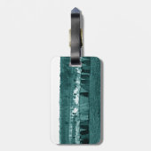 1890年代の女性女性Tug-O-Warキツネ川緑 ラゲッジタグ (裏面縦)