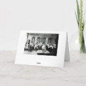 1890年代の理髪店の人の内部のヘアーサロンの理容師 カード (裏面)