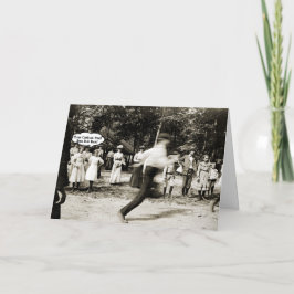 1890年代の男の子の連続した競争のジョギングのマラソン10Kの写真 カード