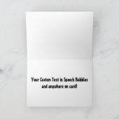 1890年代の男性が吹き出し音を響かせカスタムる カード (内部)