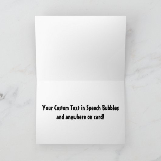 1890年代の男性が吹き出し音を響かせカスタムる カード (内部)