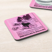 1890年代の自転車広告 ラサイクル コースター (左側)