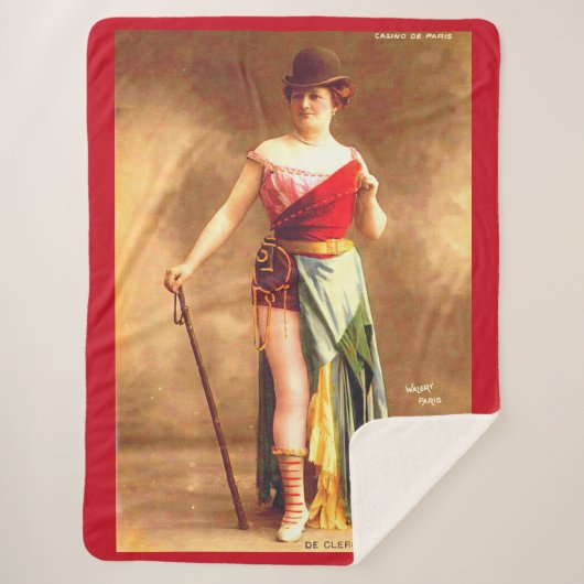 1890年代のDe Clercq Entertainer at Casino de Paris シェルパブランケット (正面)