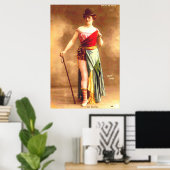 1890年代のDe Clercq Entertainer at Casino de Paris ポスター (ホームオフィス)