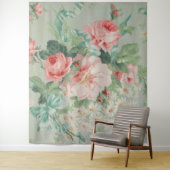 1890年代イギリスのヴィンテージ生地 ローズ&デイジー タペストリー (インサイチュ)