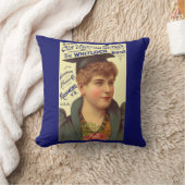 1890年代オールド・バージニア・チェロート広告プリント クッション (ブランケット)