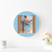 1890年代ビクトリアンのビーチ ラージ壁時計 (ホーム)