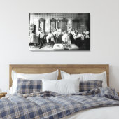1890年代理容師ショップ写真オリジナル キャンバスプリント (インサイチュ (寝室))