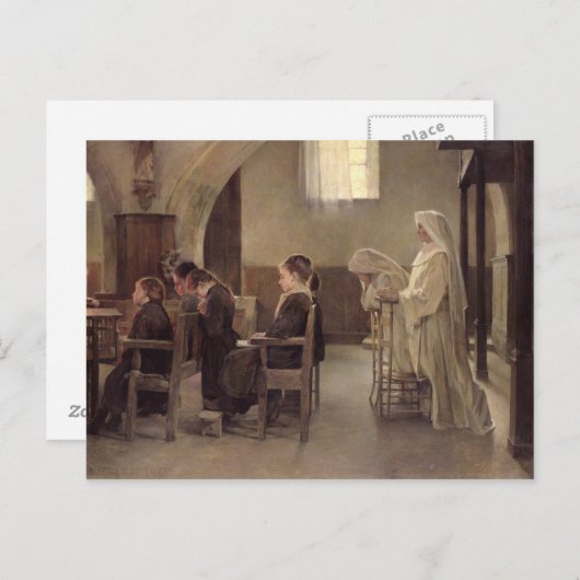 1890年以前の最初の聖餐式の前夜 ポストカード (正面/裏面)
